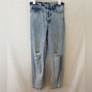 Wild Fable High Rise 90s Straight Light Blue Straight Leg Jeans